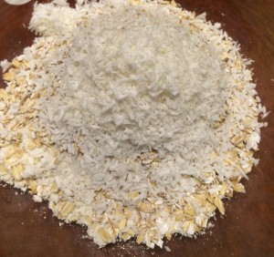 flour oats coconut